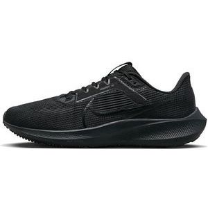Nike Air Zoom Pegasus 40, herensneakers, zwart/zwart-antraciet, 47,5 EU, Zwart Zwart Antraciet, 47.5 EU
