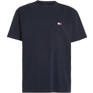 Tommy Jeans regular fit T-shirt met logo dark night navy