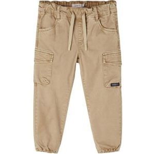 Name it NMMBEN CARGO R TWI 1771-HI  broek beige (Maat: 92)