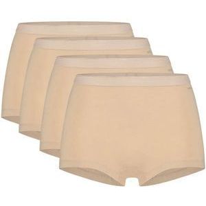 Ten Cate 4-pack Basic dames Shorts Organic - 32419  - Huidskleur