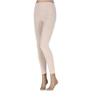 Legging Dames Katoen - Licht Beige - L/XL - Legging dames - Legging dames volwassenen - Legging katoen - Gekleurde legging