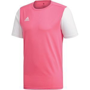 Adidas Estro 19  Sportshirt - Maat L  - Mannen - Roze/Wit