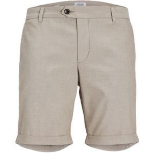 JACK & JONES Connor Shorts regular fit, heren chino korte broek, beige -  Maat: L