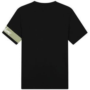 Malelions Captain T-Shirt - Black/Sage Green XXL
