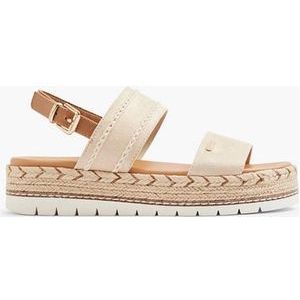 esprit Beige platform sandaal - Maat 39