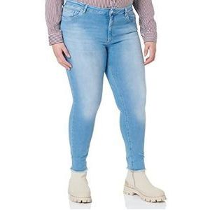 ONLY ONLBlush Mid Skinny Fit Jeans voor dames, grijs (Light Medium Blue Denim), S