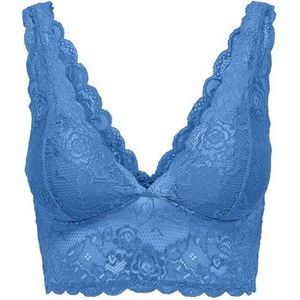 ONLY voorgevormde bralette ONLCHLOE blauw