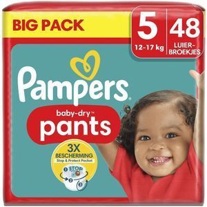 2+2 Gratis: Pampers Baby-Dry Pants Maat 5 Luierbroekjes - 2+2 Gratis