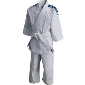 Adidas Judopak Evolution II J250 Wit/Blauw - 140