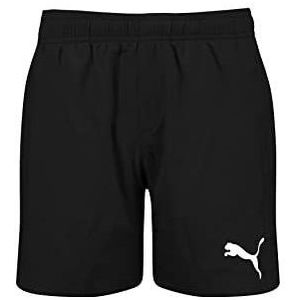 PUMA Jongens Medium Lengte Shorts Zwembroek, zwart, 164 cm