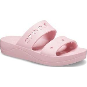 Crocs Baya Platform Sandaal voor dames, Bloemblaadje Roze, 38/39 EU