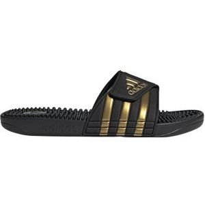 adidas Adissage Slippers uniseks-volwassene, Core Black Gold Metallic Core Black, 39 EU