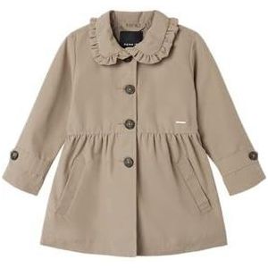 NAME IT Trenchcoat voor meisjes, savannah tan, 104 cm