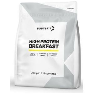 Body & Fit High Protein Breakfast - Maaltijdshake - Eiwitshake / Proteine Poeder - Chocolade - 990 gram (18 shakes)