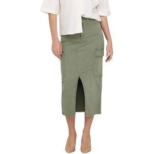 ONLY Onllola Cargo Long Slit Skirt PNT Noos Cargorock voor dames, Kalamata, XS