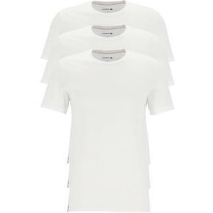 Lacoste T-shirts slim fit (3-pack), heren T-shirts O-hals, wit -  Maat: L