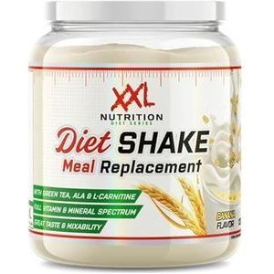 XXL Nutrition - Diet Shake - Maaltijdvervanger, Eiwitshake, Dieetshake - Whey, Melkeiwit & Soja Isolaat - Mix van Voedingsstoffen - Banaan - 1200 Gram