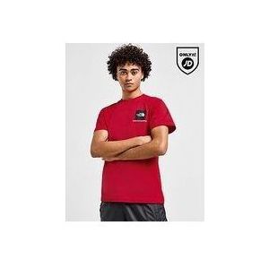 The North Face Fine Box Logo T-Shirt - Red- Heren, Red
