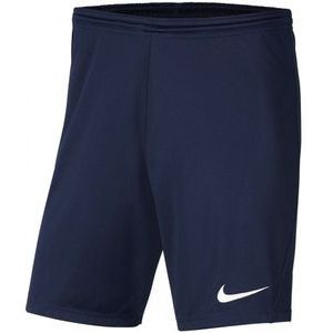 Nike - Park III Knit Short Junior - Blauwe Voetbalshorts Kids - 152 - 158