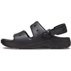 Crocs Unisex klassieke all-terrain sandaal, Zwart, 4 UK