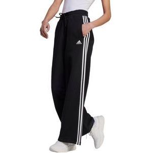 adidas Sportswear Essentials 3-Stripes French Terry Wide Broek - Dames - Zwart- XS