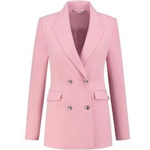 NIKKIE getailleerde blazer Famke roze