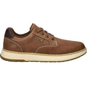 Skechers Garlan Veterschoenen Laag - cognac - Maat 48.5