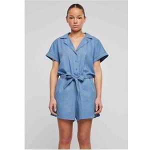 Urban Classics - Light Denim Resort Playsuit - S - Blauw