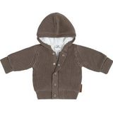 Baby's Only Vestje met capuchon teddy Soul - Mokka - 74 - 100% ecologisch katoen - GOTS