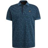Pme short sleeve polo fine pique t-shirt blauw