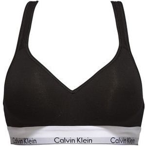 Calvin Klein dames Modern Cotton bralette top, met voorgevormde cups, zwart -  Maat: S