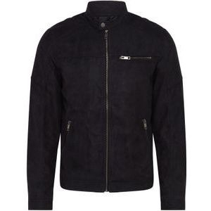 JACK & JONES CORE Imitatieleren Jas JCOROCKY Zwart