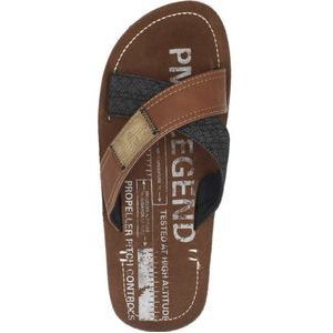 PME Legend Haig Slippers - Heren - Cognac - Maat 48