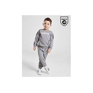 adidas Linear Crew Tracksuit Infant - Grey, Grey