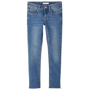 NAME IT Skinny Fit jeans voor meisjes, blauw (medium blue denim), 98 cm