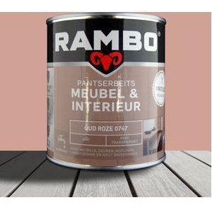 Rambo Pantserbeits Meubel & Interieur Oud Roze 0747 - Beits - Dekkend - Water basis -