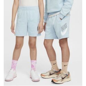 Nike Sportswear Club Fleece shorts van sweatstof voor kids - Blauw