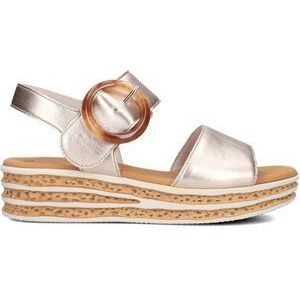 Gabor 550.2 Sandalen - Met Sleehak - Dames - Beige - Maat 38,5