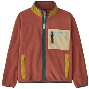 Patagonia Kids Synch Jacket Fleecevest (Kinderen |rood/bruin)