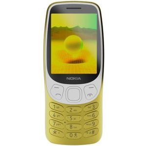 Nokia 3210 (2024) (2.40"""", 128 MB, 2 Mpx, 4G), Sleutel mobiele telefoon, Goud