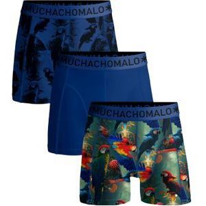 Muchachomalo boxershorts, heren boxers normale lengte (3-pack), Boxer Shorts Print/print/solid -  Maat: S