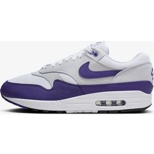 Nike Air Max 1 SC - Sneakers - Unisex - Maat 40 - Wit/Football Grey/Zwart/Field Purple