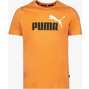 Puma ESS+ 2 Col Logo heren T-shirt oranje - Maat XXL