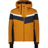 CMP - Ski jassen - Man Jacket Fix Hood Zucca voor Heren - Maat L - Oranje