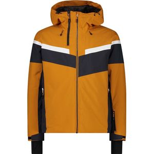 CMP - Ski jassen - Man Jacket Fix Hood Zucca voor Heren - Maat L - Oranje