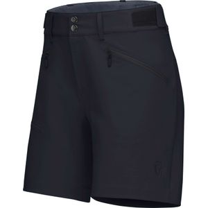 Norrona - Dames wandel- en bergkleding - Falketind Flex1 Shorts W'S Caviar voor Dames - Maat S - Zwart