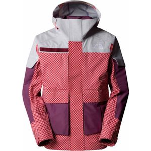 The North Face - Ski jassen - A68A Dryvent Mono Shell Jacket TNF Red/Midnight Mauve voor Heren - Maat XL - Rood