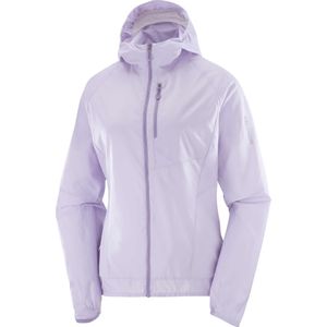 Salomon - Trail / Running dameskleding - Bonatti Cross Wind Jkt W Cosmic Sky voor Dames - Maat M - Paars