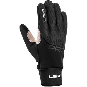 Leki - Langlaufkleding - Gants Prc Premium Thermo Plus Black-Sand voor Heren - Maat 10 - Zwart