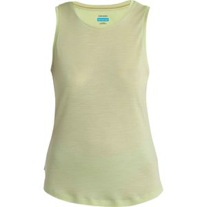 Icebreaker - Dames wandel- en bergkleding - Women Merino 125 Cool-Lite Sphere III Tank Glazen voor Dames - Maat S - Groen